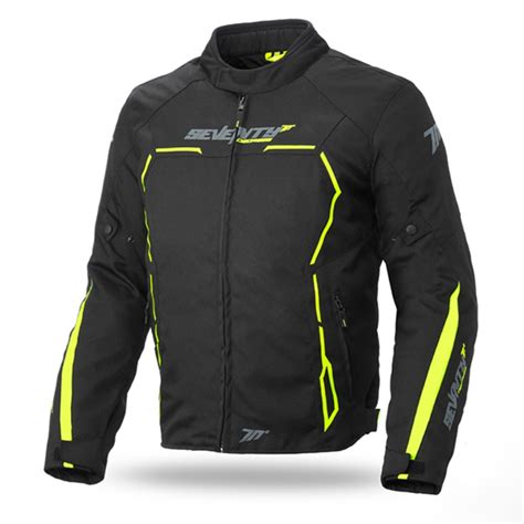 Seventy Sd Jr Invierno Racing Hombre Negra Amarillo Fluor Motard Class