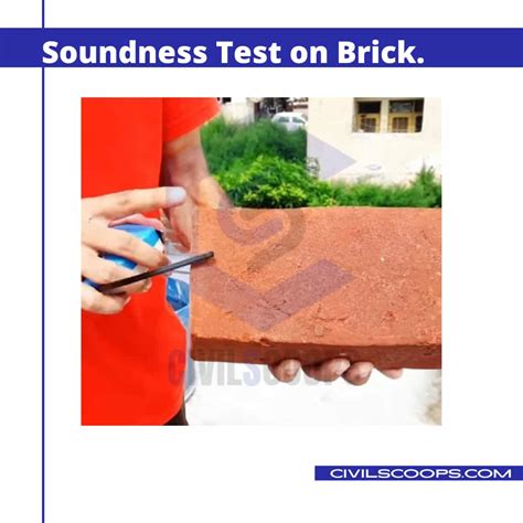 9 Different Types Of Tests On Brick Civil Scoops