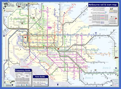 Melbourne Metro Map - ToursMaps.com