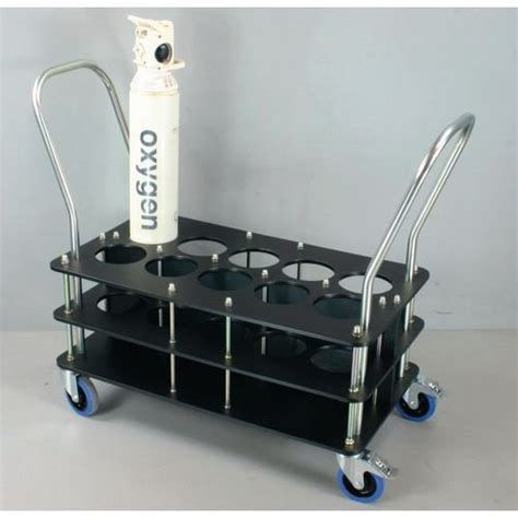 Oxygen Cylinder Trolleys For 140mm Dia Bottles