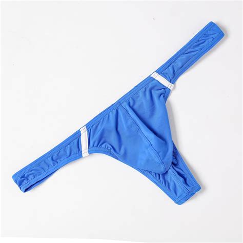 Roupa Íntima Para Homens Sexy Tanga Macia Masculina Chinelo Cueca Bulge