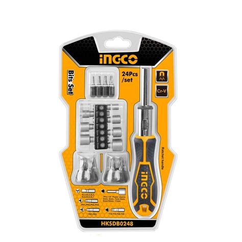 Ingco HKSDB0248 24 Pcs Screwdriver Set Vikas Tool Mart