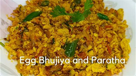 Delicious Egg Bhurji Paratha YouTube