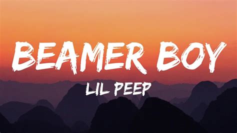 Lil Peep Beamer Boy Lyrics YouTube