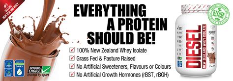 DIESEL Whey Protein Isolate | PERFECT Sports | New Zealand Whey