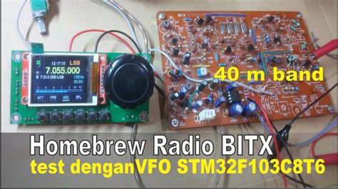 Test Radio BITX Dengan VFO STM32F103C8T6 YouTube