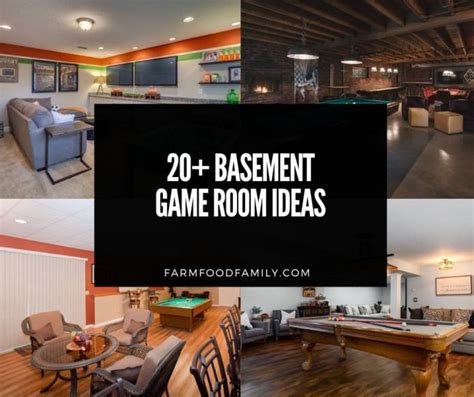 20 Awesome Basement Game Room Ideas & Designs (Pictures)