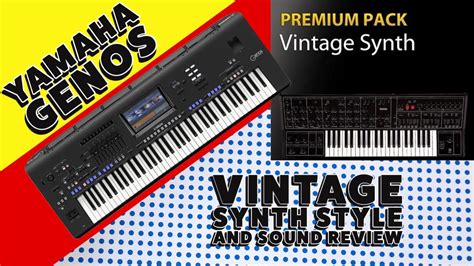 Yamaha Genos Vintage Synth Expansion Pack Review 2023 YouTube