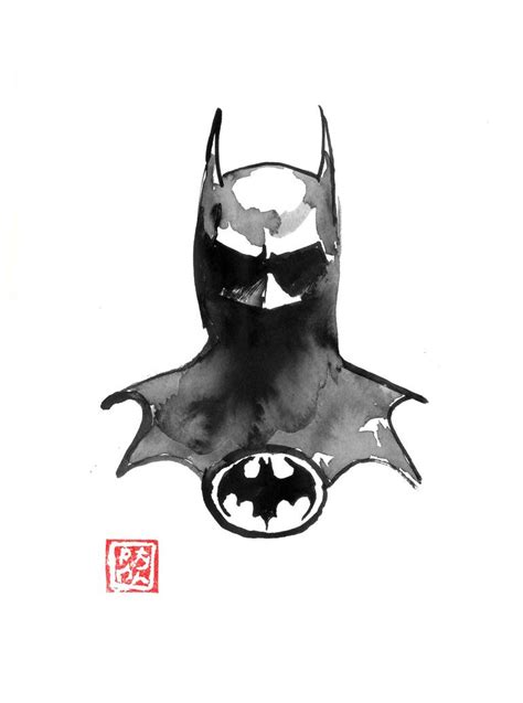 batman 1989 Drawing by pechane sumie | Saatchi Art