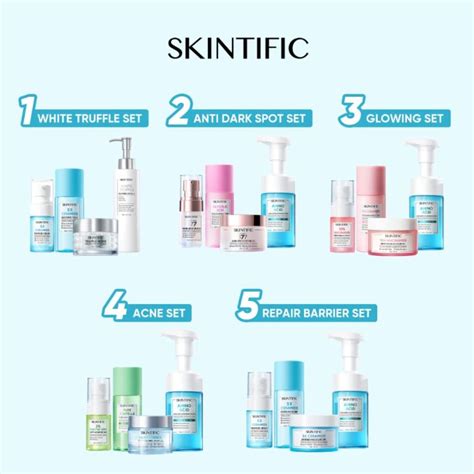 Skintific Pcs Paket Skincare With Serum Low Ph Ceanser Barrier