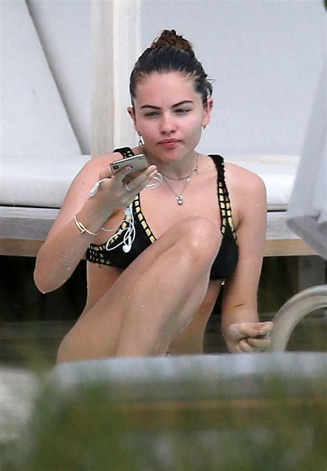 Thylane Blondeau In Bikini In Miami Beach Hawtcelebs