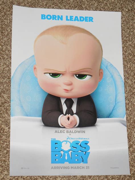 Boss Baby 13.5x20 Inch Movie POSTER - Etsy