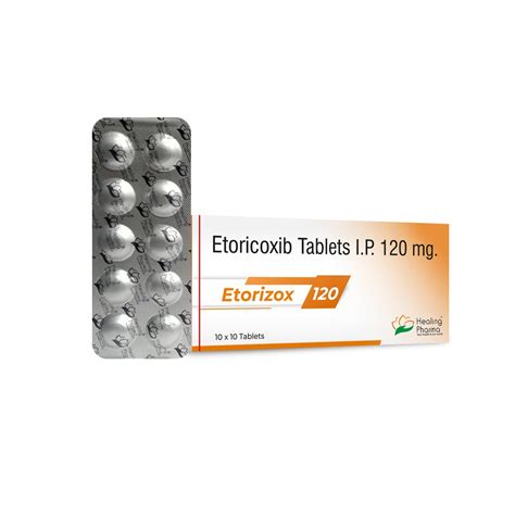 Etorizox 120 Etoricoxib 120mg 10 Tablets Healingpharma Co