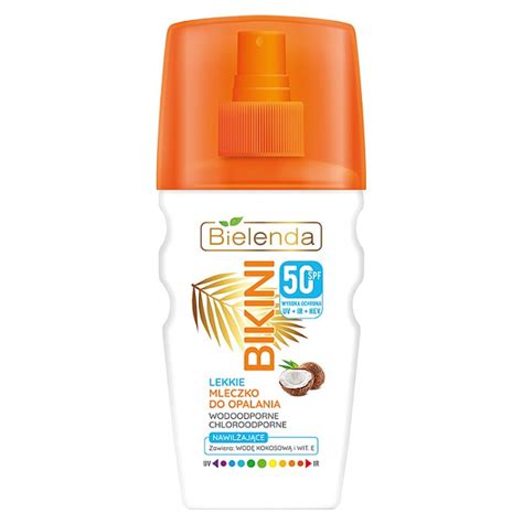 Bielenda Bikini Lekkie Kokosowe Mleczko Do Opalania W Sprayu Spf Ml