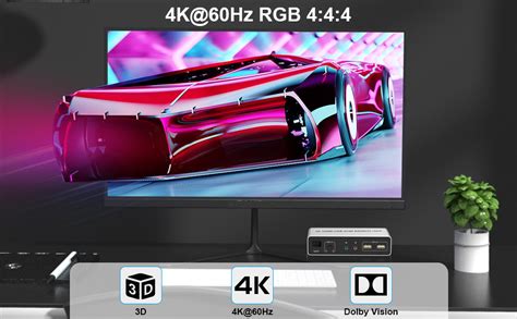 KVM Switch 2 Monitore, Unterstützt EDID, 4K@60Hz HDMI KVM Switch 2 PC 2 ...