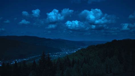 The Dark Picturesque Mountains Cloudy Stock Footage Sbv 314890624