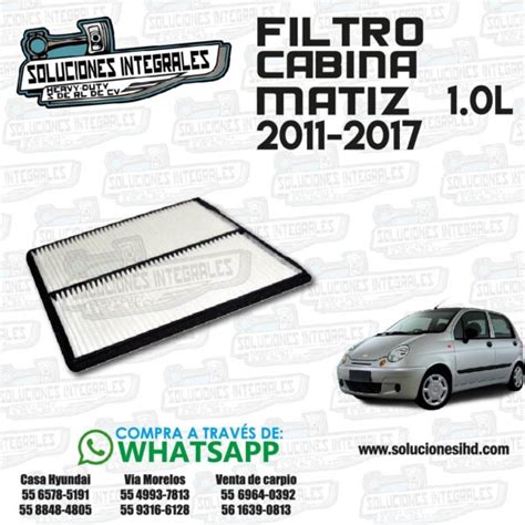 Filtro Cabina Matiz L Soluciones Ihd