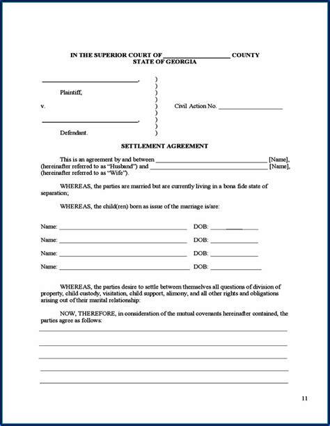 Ga Uncontested Divorce Forms - Form : Resume Examples #4x2vXXevY5