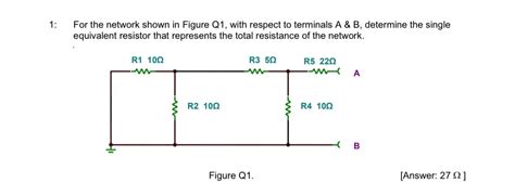 Answered 1 For The Network Shown In Figure Q1 Bartleby