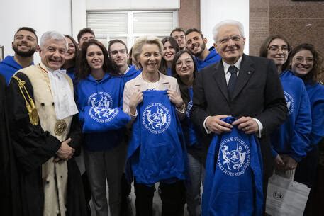 Università degli Studi di Palermo Mattarella e von der Leyen alla