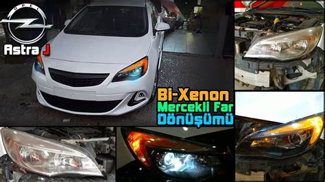 Opel Astra J Led Bi Xenon Far D N M Youtube