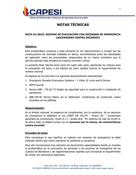 notas técnicas