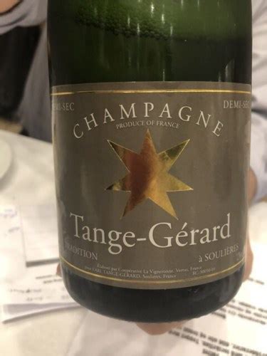 Tange Gerard Tradition Demi Sec Champagne Vivino US