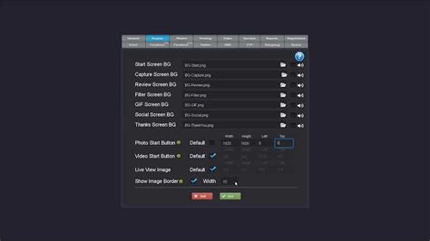 Social Booth Photo Booth Software Display Settings Youtube