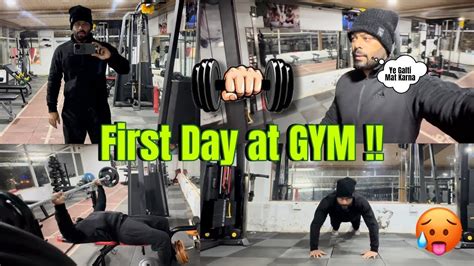 Gym Ka Pehla Din Shillong Mein 🏋🏻‍♂️💪 🔥 Vlog 6 Things To Avoid At Gym On Day 1 Youtube