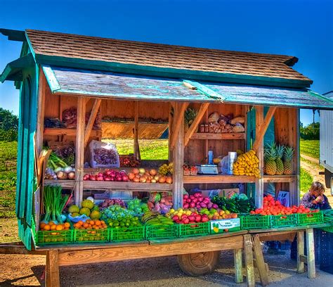 Road Side Fruit Stand Photograph By William Wetmore Pixels