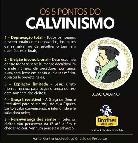 Os Pontos Da Reforma Calvinismo Teologia Reformada Ensinamentos