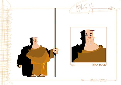 ROBIN HOOD characters on Behance