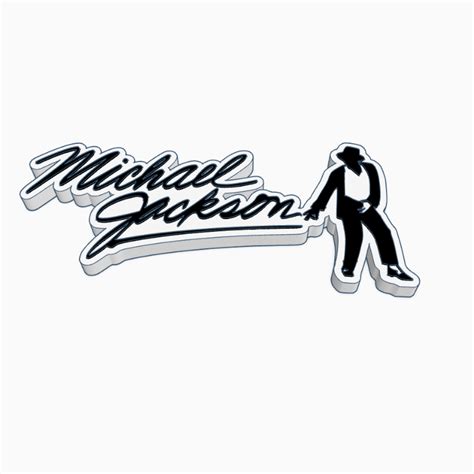 STL file MICHAEL JACKSON Logo Display by MANIACMANCAVE3D 🛀 ・3D printer ...