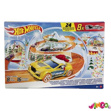 Адвент календар Hot Wheels Новорічні подарунки для автомобільних фанатів Jinco гуртовий