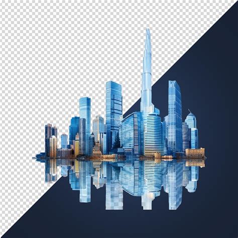 Kuwait City Skyline Twilight PSD, High Quality Free PSD Templates for ...