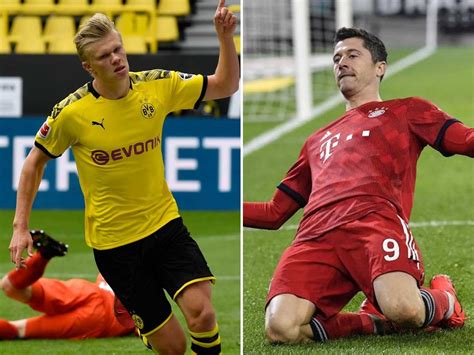 Bundesliga Borussia Dortmund Vs Bayern Munich Erling Haaland Faces