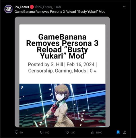 Persona Reload Nude Mods Page Adult Gaming LoversLab
