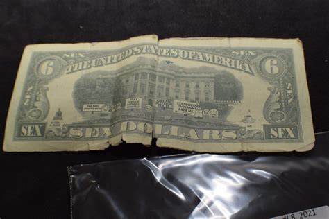 Clinton Sex Dollar Bill Bodnarus Auctioneering