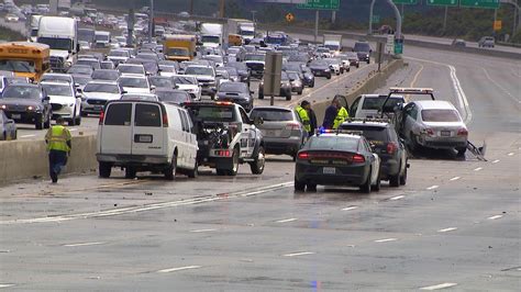 7 Hospitalized After Chain Reaction Crash Closes Freeway Fox 5 San