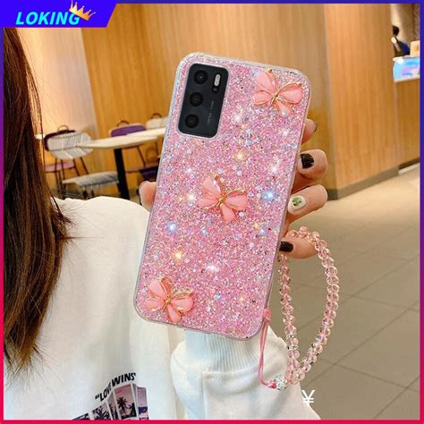 Phone Case For Oppo A57 A54 A74 A94 A96 A76 A95 A93 F11 F11pro F5 F7 F9 3d Bling Glitter