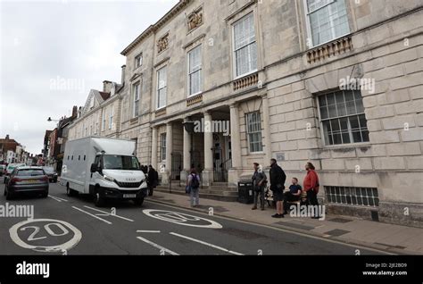 General view of a SERCO prison van outside Lewes Crown Court Stock Photo - Alamy