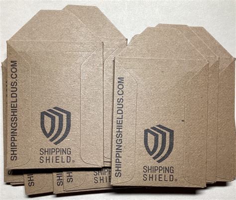 50 Shipping Shield Sports And Trading Card Shipping Protector | eBay