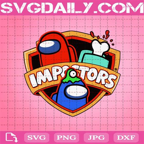 Impostor Among Us Svg Trending Svg Game Svg Among Us Svg Among Us Game Svg Impostor Svg