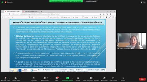 La Red Especializada en Temas de Género de la AIAMP aprobó un documento