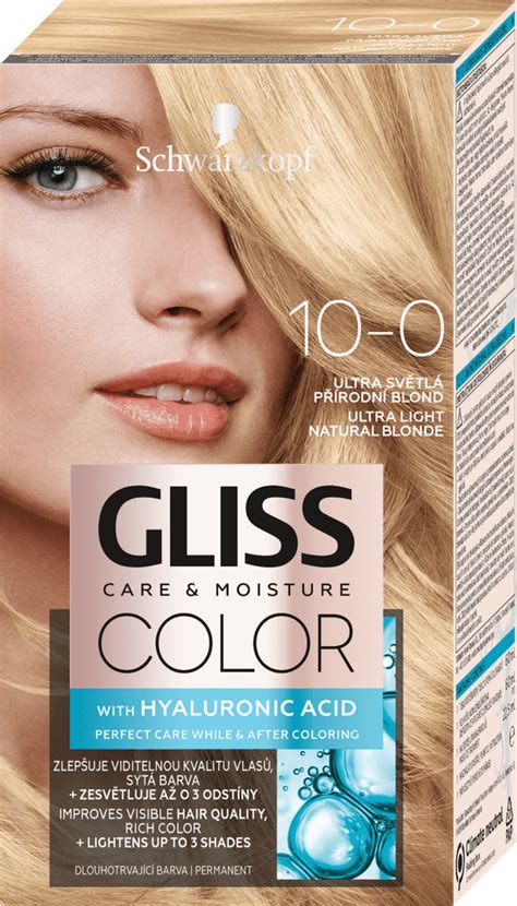 Schwarzkopf Gliss Color Boja Za Kosu 10 0 Ultra Svetla Prirodna Plava