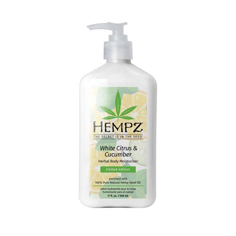 Hempz White Citrus And Cucumber Herbal Body Moisturizing Lotion