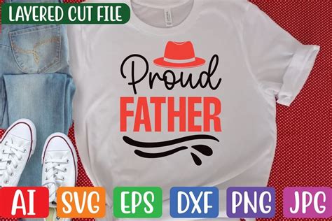 Proud Father Svg Graphic By Creative Creator · Creative Fabrica