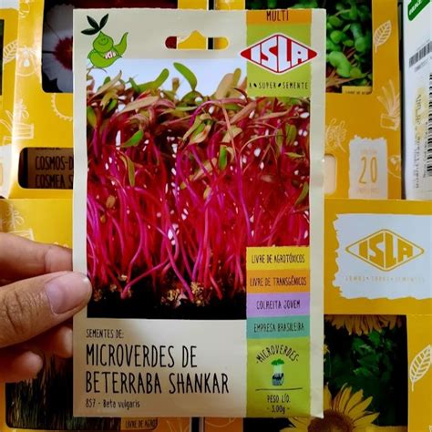 Sp Garden Center Semente De Microverdes De Beterraba