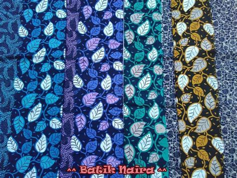 Jual Kain Batik Motif Daun Di Lapak Batik Naira Batiknaira