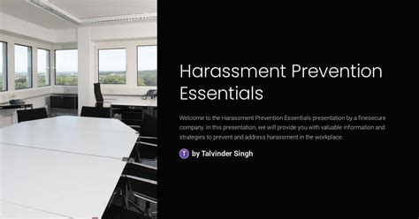 Harassment Prevention Essentials